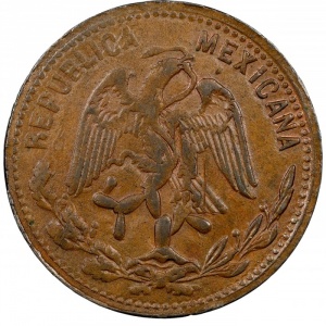 Аверс монеты Мексика (революционная), 10 сентаво, 1916
