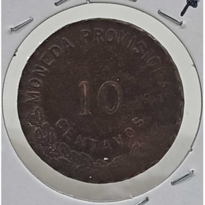 Реверс монеты Мексика (революционная), 10 сентаво, 1915