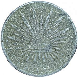 Реверс монеты Мексика (революционная), 1 песо, 1915