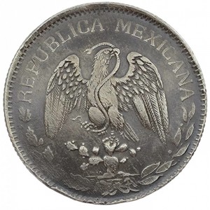 Аверс монеты Мексика (революционная), 1 песо, 1915