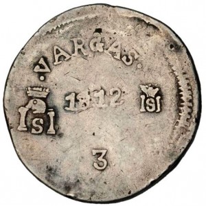 Реверс монеты Мексика (революционная), 4 реала, 1812