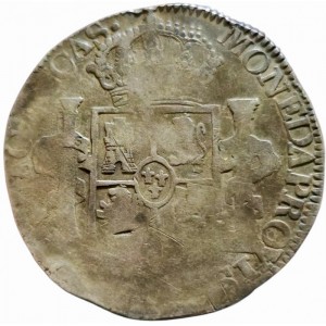 Реверс монеты Мексика (революционная), 8 реалов, 1811-1812