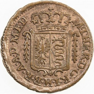 Аверс монеты Милан, 1 сестино, 1777-1779
