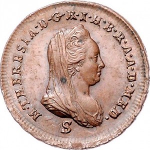 Аверс монеты Милан, 1 сольдо, 1777-1779