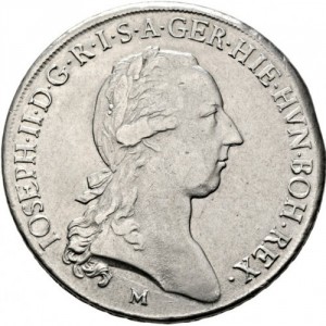 Аверс монеты Милан, 1 кроненталер, 1786-1790