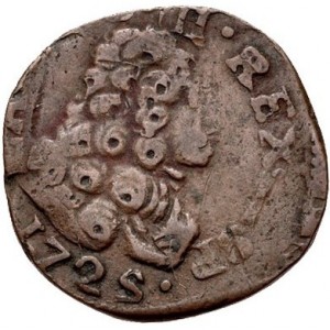 Аверс монеты Милан, 1 кваттрино, 1725