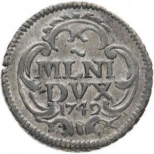 Реверс монеты Милан, 2½ сольдо, 1749-1763