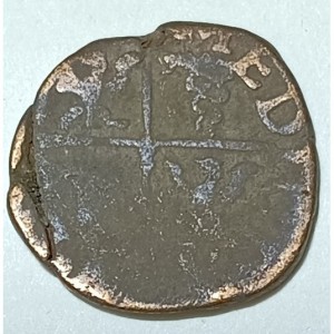 Реверс монеты Милан, 1 кваттрино, 1600-1614