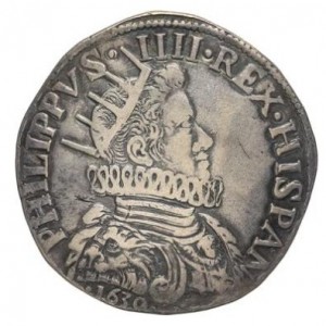 Аверс монеты Милан, 1 дукатон, 1622-1631