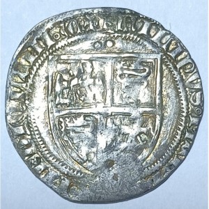 Аверс монеты Милан, 1 гроссо, 1412, Филиппо Мария, щит без короны на аверсе