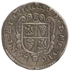 Реверс монеты Милан, 1 скудо, 1592-1599