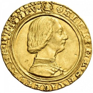 Аверс монеты Милан, 2 дуката, 1468