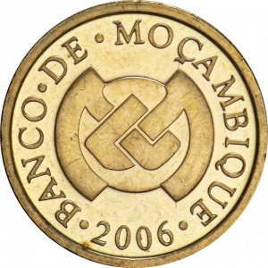 Аверс монеты Мозамбик, 20 сентаво, 2006
