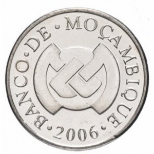Аверс монеты Мозамбик, 2 метикала, 2006-2021