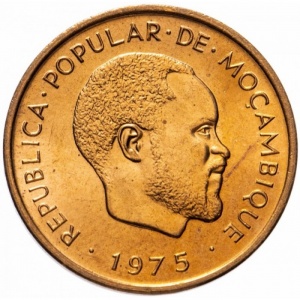 Аверс монеты Мозамбик, 5 сентимо, 1975