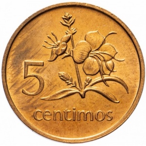 Реверс монеты Мозамбик, 5 сентимо, 1975