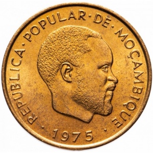 Аверс монеты Мозамбик, 10 сентимо, 1975