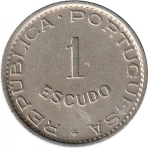 Реверс монеты Мозамбик, 1 эскудо, 1950-1951