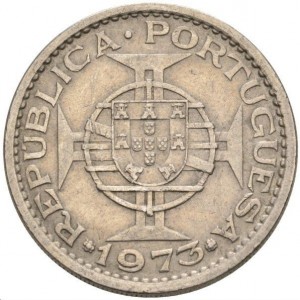 Реверс монеты Мозамбик, 5 эскудо, 1971-1973