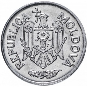 Аверс монеты Молдавия, 50 бань, 1993