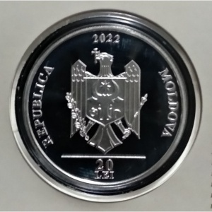 Аверс монеты Молдавия, 20 леев, 2022, Истории детства - Воспоминания детства
