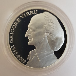 Реверс монеты Молдавия, 50 леев, 2010, Григорий Виеру