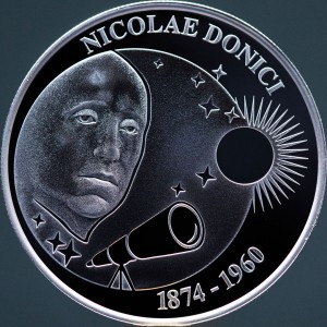 Реверс монеты Молдавия, 50 леев, 2024, 150-летие со дня рождения Николая Донича