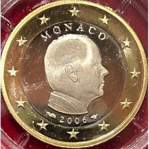 Аверс монеты Монако, 1 евро, 2006