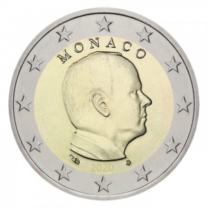Аверс монеты Монако, 2 евро, 2009-2024