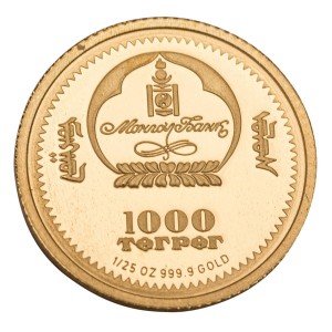 Аверс монеты Монголия, 1000 тугриков, 2005, Защита дикой природы - Скорпион