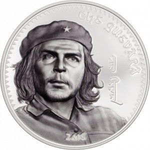 Реверс монеты Монголия, 1000 тугриков, 2018, Революционеры - Эрнесто Че Гевара