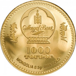 Аверс монеты Монголия, 1000 тугриков, 2018, Революционеры - Эрнесто Че Гевара