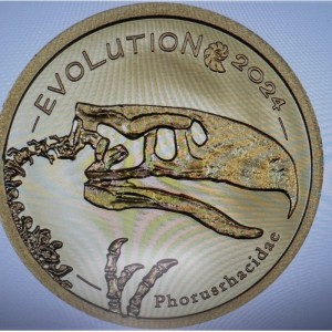 Реверс монеты Монголия, 1000 тугриков, 2024, Эволюция жизни - Авес