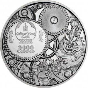 Аверс монеты Монголия, 2000 тугриков, 2020, Механическая пчела