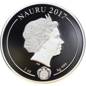 Аверс монеты Науру, 10 долларов, 2017, 500 лет реформации