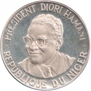 Аверс монеты Нигер, 1000 франков, 1960, Независимость