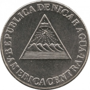 Аверс монеты Никарагуа, 5 сентаво, 1994