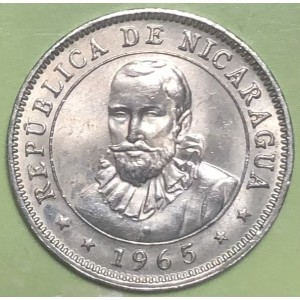 Аверс монеты Никарагуа, 10 сентаво, 1962-1965