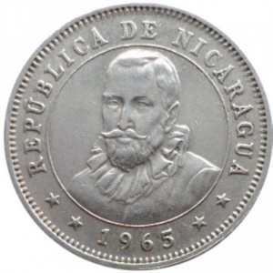 Аверс монеты Никарагуа, 25 сентаво, 1964-1965