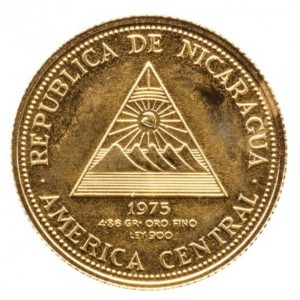 Аверс монеты Никарагуа, 500 кордоб, 1975, Землетрясение в Манагуа
