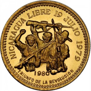 Аверс монеты Никарагуа, 1000 кордоб, 1980, Сандинистская революция 1979