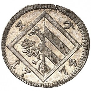 Реверс монеты Нюрнберг, 4 пфеннига, 1764-1783