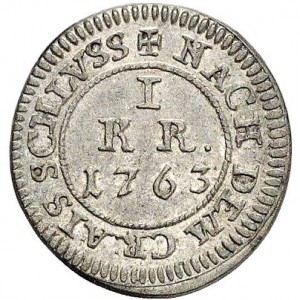 Реверс монеты Нюрнберг, 1 крейцер, 1763