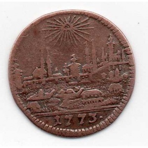 Реверс монеты Нюрнберг, 1 крейцер, 1773