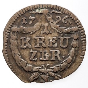 Реверс монеты Нюрнберг, 1 крейцер, 1796
