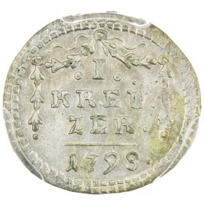 Реверс монеты Нюрнберг, 1 крейцер, 1798-1799