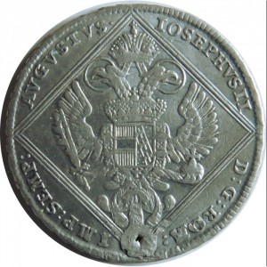 Аверс монеты Нюрнберг, 20 крейцеров, 1770-1776
