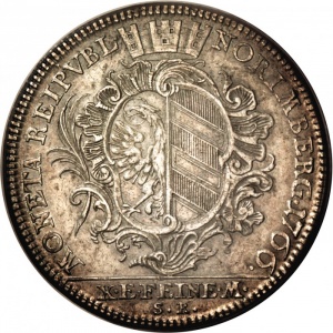 Реверс монеты Нюрнберг, 1 талер, 1766-1767