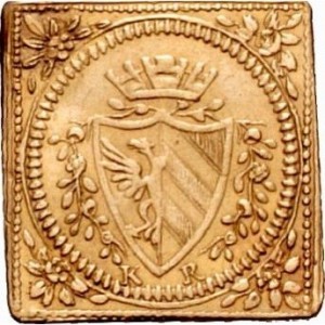 Аверс монеты Нюрнберг, ½ дуката, 1800