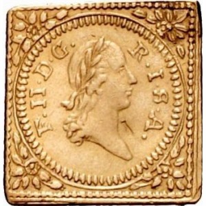 Реверс монеты Нюрнберг, ½ дуката, 1800
